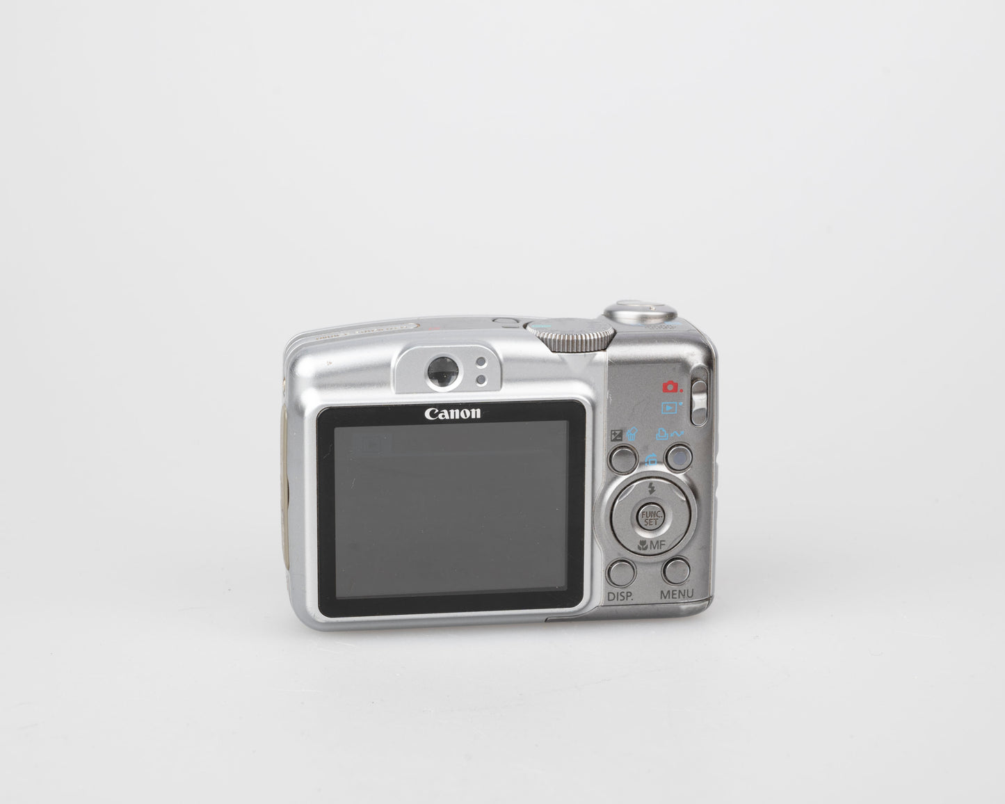 Canon Powershot A720 IS digicam w/ 8 MP CCD sensor (uses AA batteries and SD memory cards)