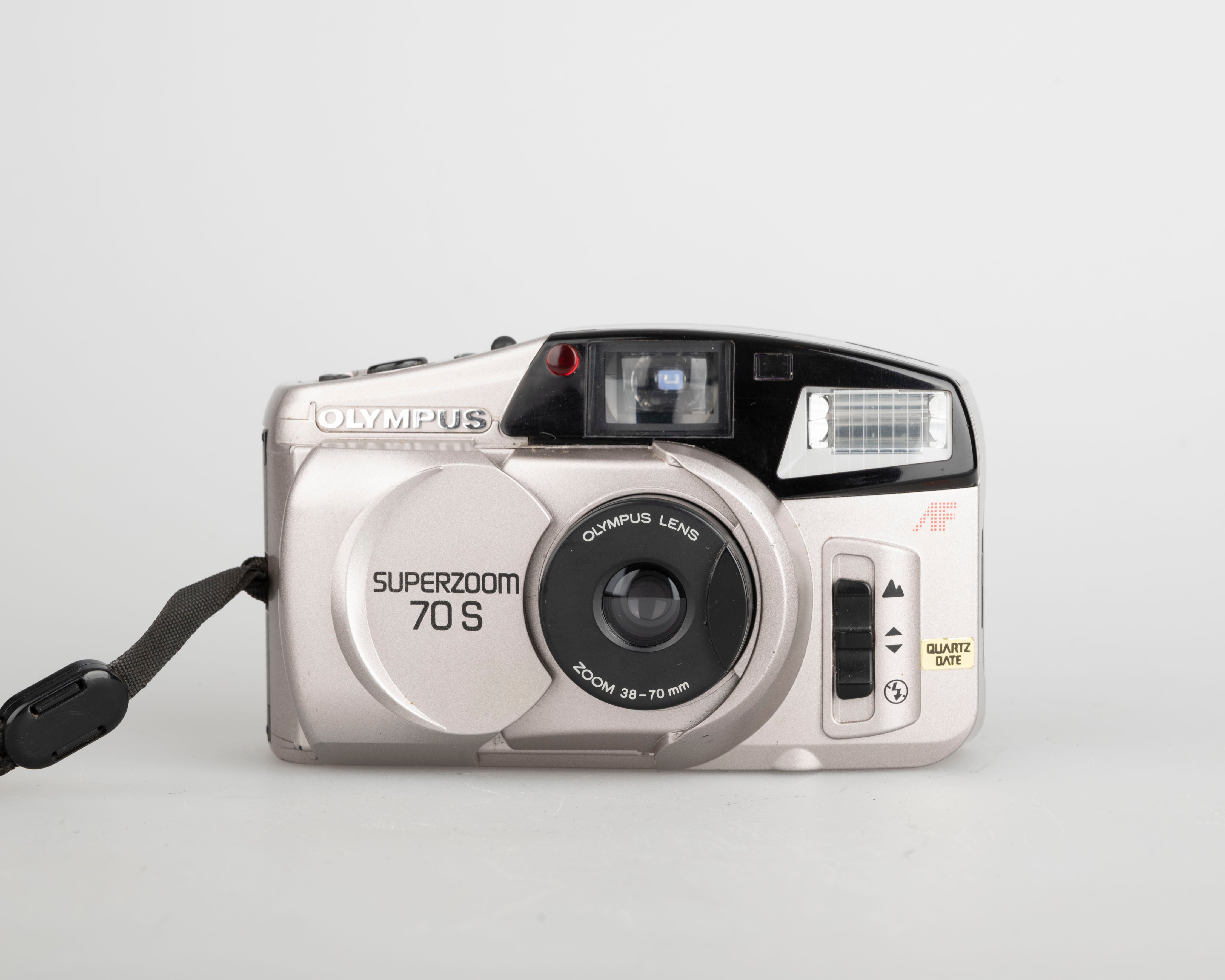 Olympus Superzoom 70S 35mm camera w/ case – New Wave Pool