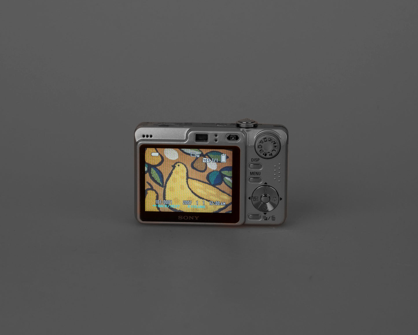 Sony Cyber-Shot DSC-W55 7.2 MP digicam w/ 2 GB memory card + charger + battery + case