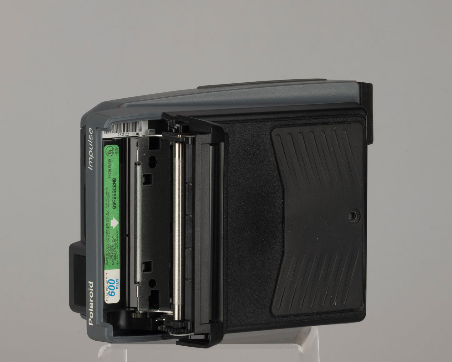 Appareil photo instantané Polaroid Impulse avec étui d'origine, filtre à prisme, boîte et manuel