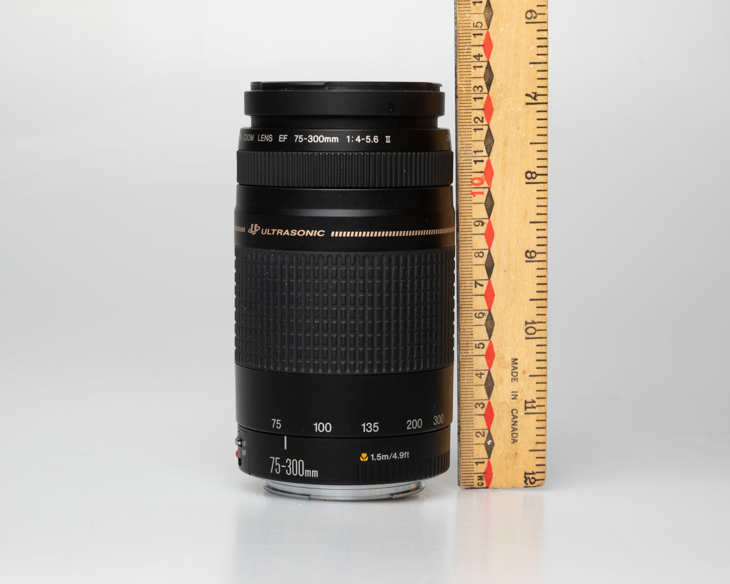 Canon EF 75-300mm F4-5.6 II Ultrasonic zoom lens (serial 1502844D)