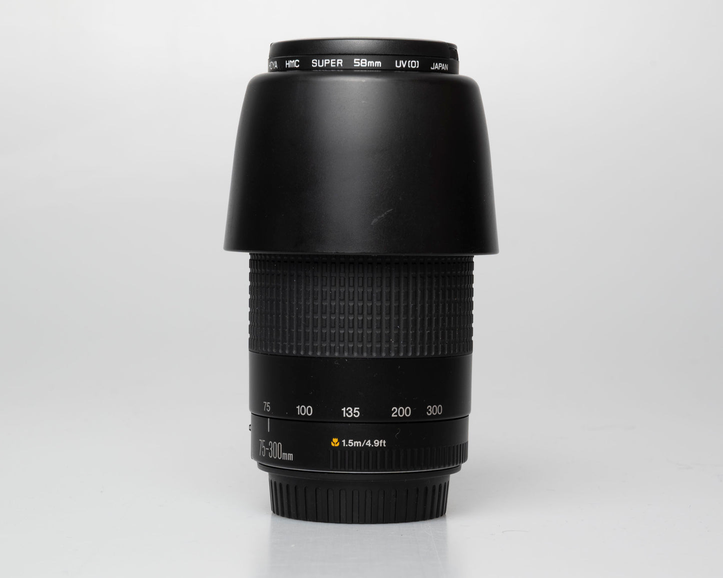 Canon EF 75-300mm F4-5.6 II Ultrasonic zoom lens (serial 1502844D)