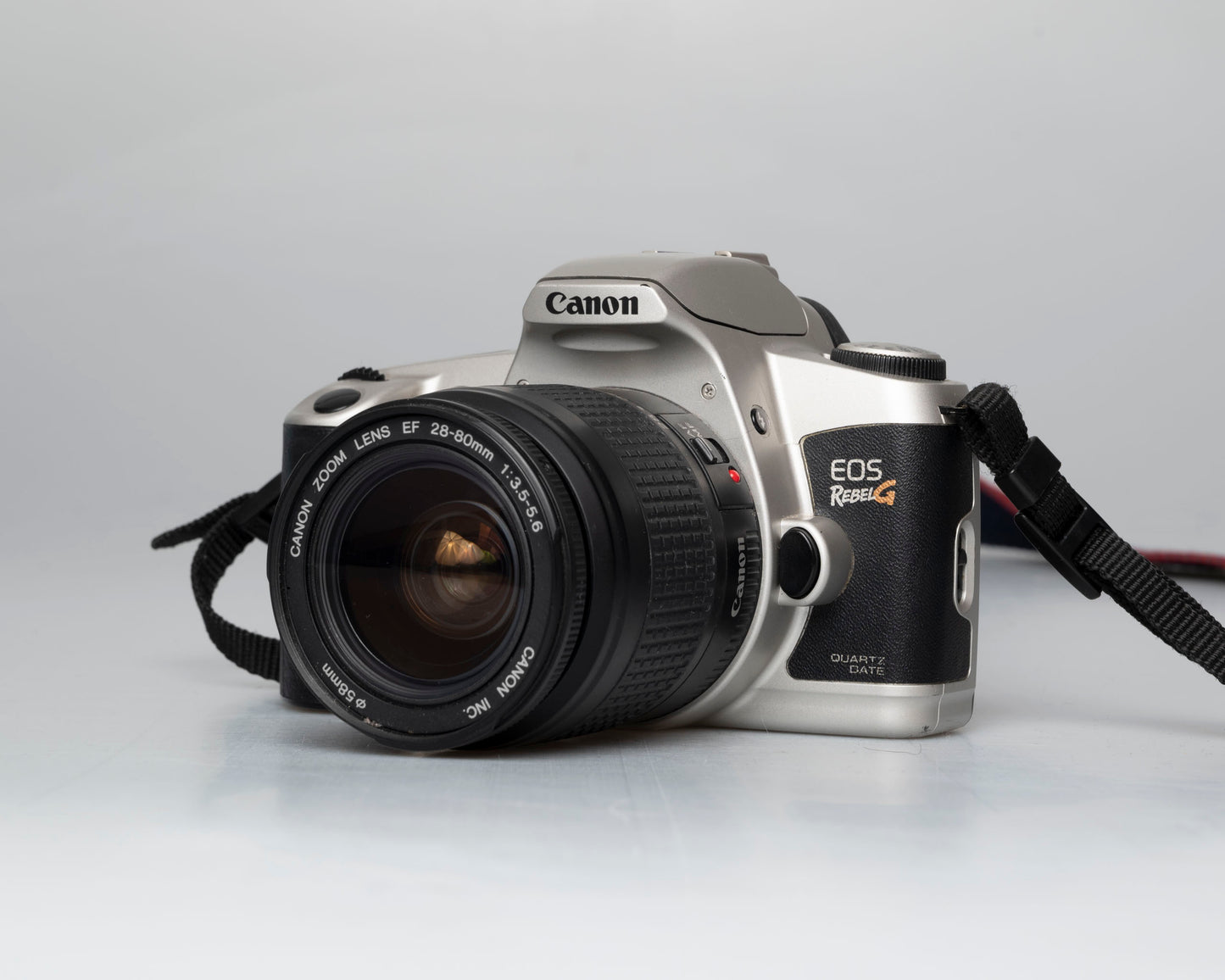 Canon EOS Rebel G 35mm film SLR w/ Canon EF 28-80mm lens (serial 2266407)