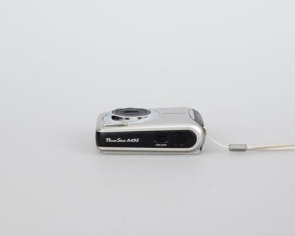 Canon Powershot A490 digicam 10 MP CCD sensor w/ 8GB SD card (uses AA batteries)