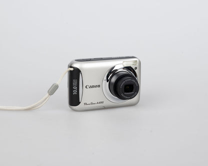 Canon Powershot A490 digicam 10 MP CCD sensor w/ 8GB SD card (uses AA batteries)