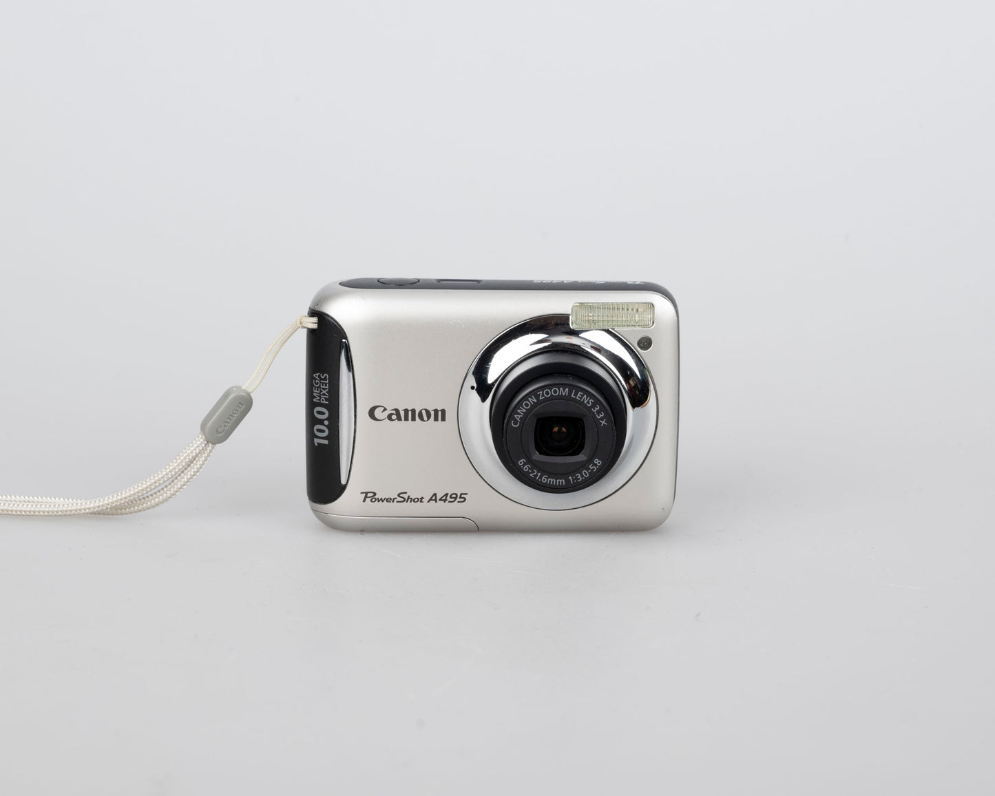 Canon Powershot A490 digicam 10 MP CCD sensor w/ 8GB SD card (uses AA batteries)