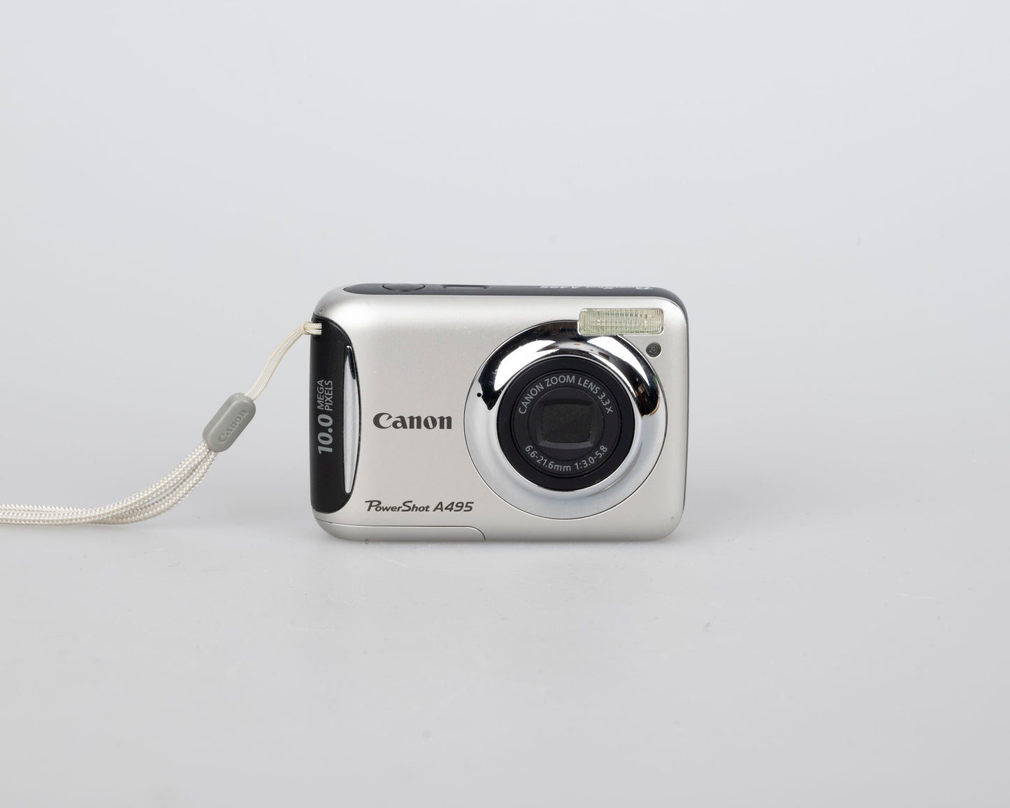 Canon Powershot A490 digicam 10 MP CCD sensor w/ 8GB SD card (uses AA batteries)