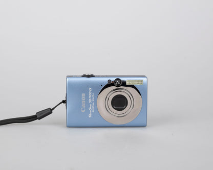 Canon Powershot SD1100 IS Digital Elph 8MP CCD digicam w/ 2GB SD card + batteries + charger + original box + case