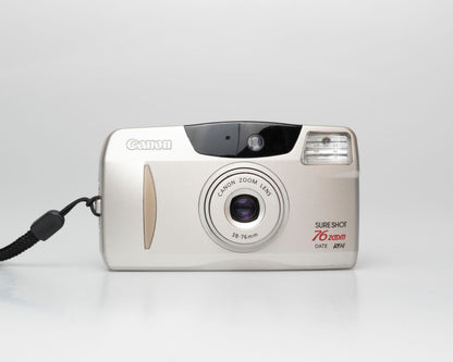 Canon Sure Shot Zoom 76 Date 35mm film camera w/ case (serial 4575391)
