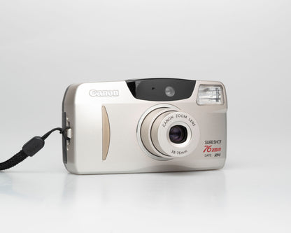 Canon Sure Shot Zoom 76 Date 35mm film camera w/ case (serial 4575391)