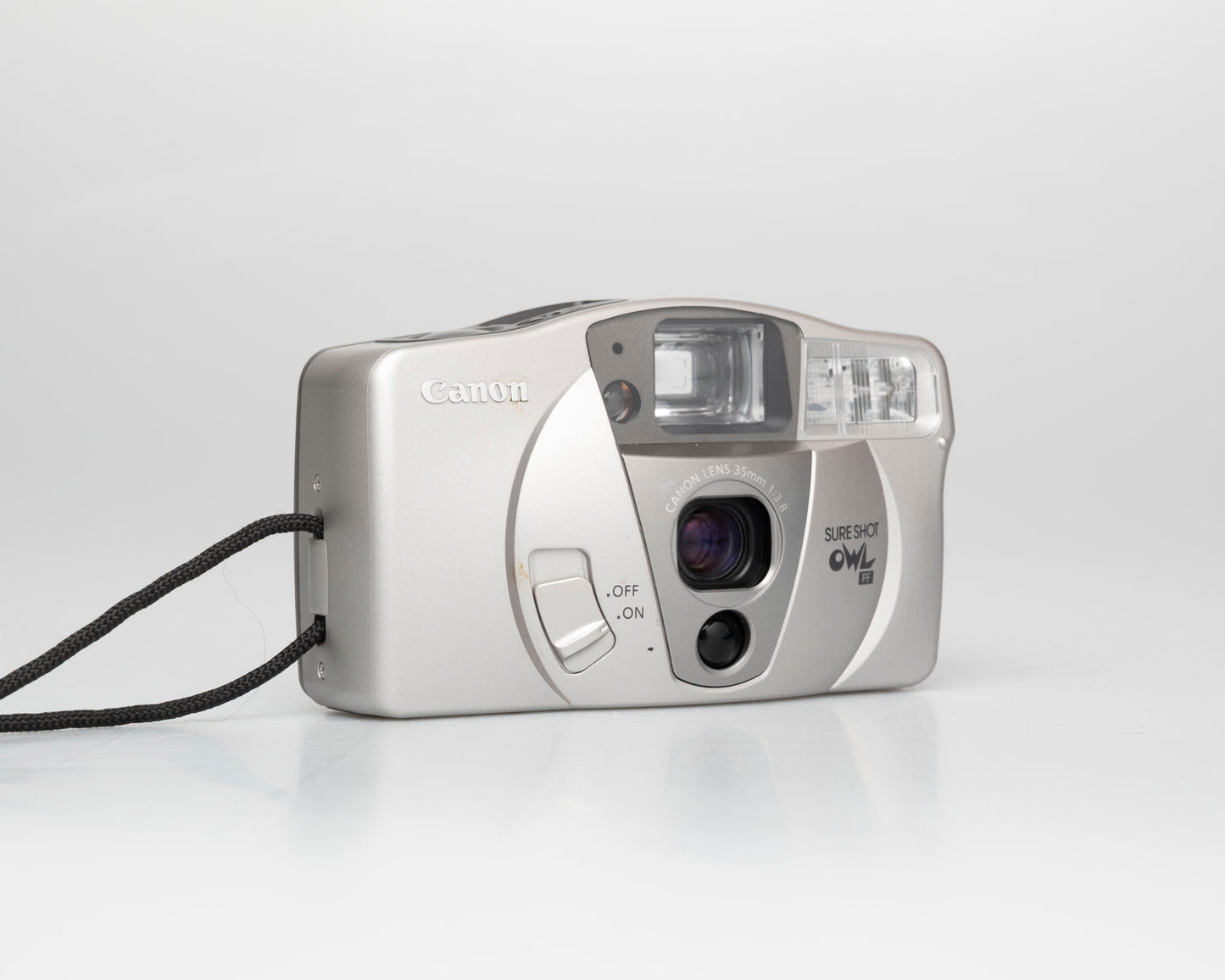 Canon Sure Shot Owl PF 35mm film camera (serial 6617203)