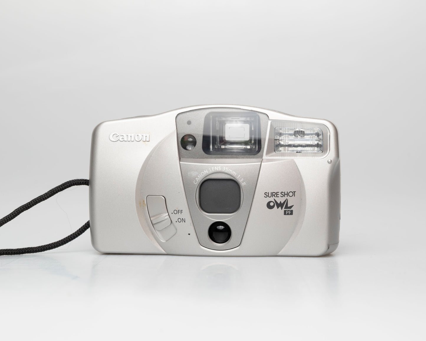 Canon Sure Shot Owl PF 35mm film camera (serial 6617203)