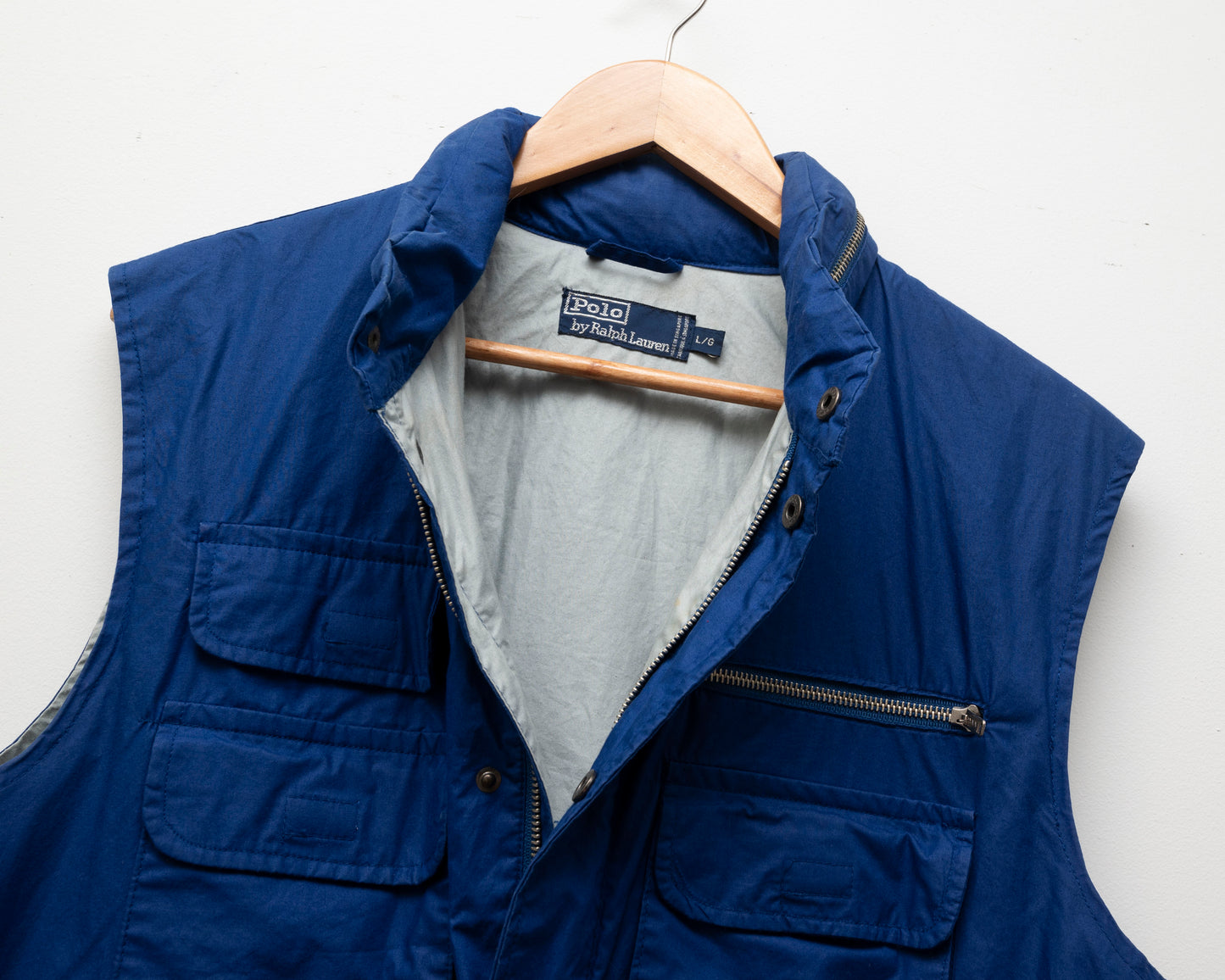 Gilet en coton bleu Polo Ralph Lauren