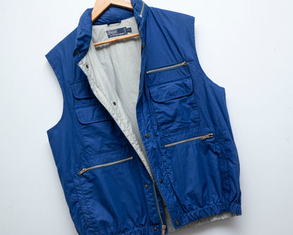 Gilet en coton bleu Polo Ralph Lauren
