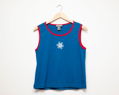sleeveless Request t-shirt centre logo Y2K rave