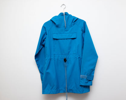 blue anorak parka shell turquoise