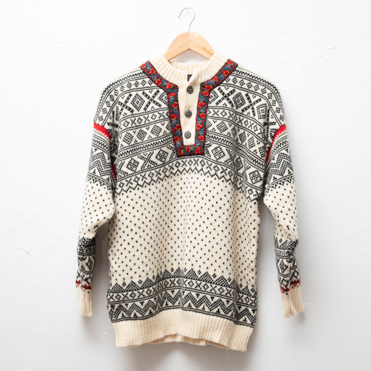 Pull crème norvégien Devold - moyen