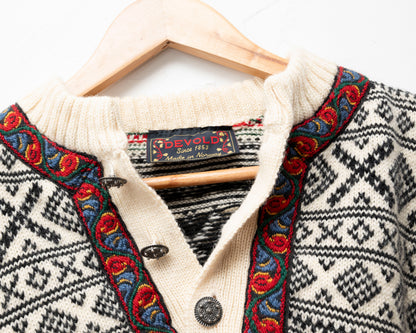 Pull crème norvégien Devold - moyen