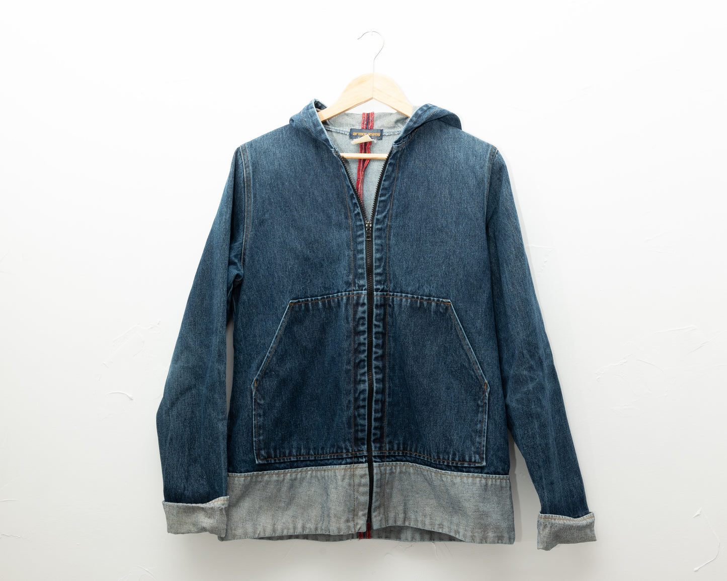 Veste en jean à capuche - moyen