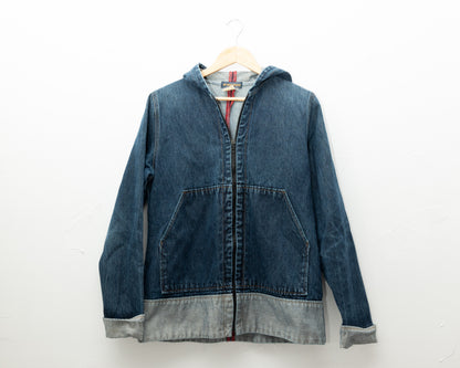 Veste en jean à capuche - moyen