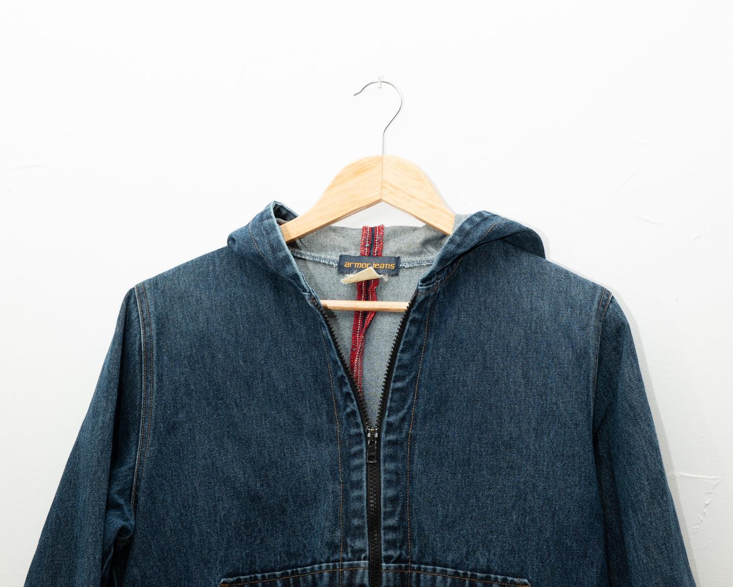 Veste en jean à capuche - moyen