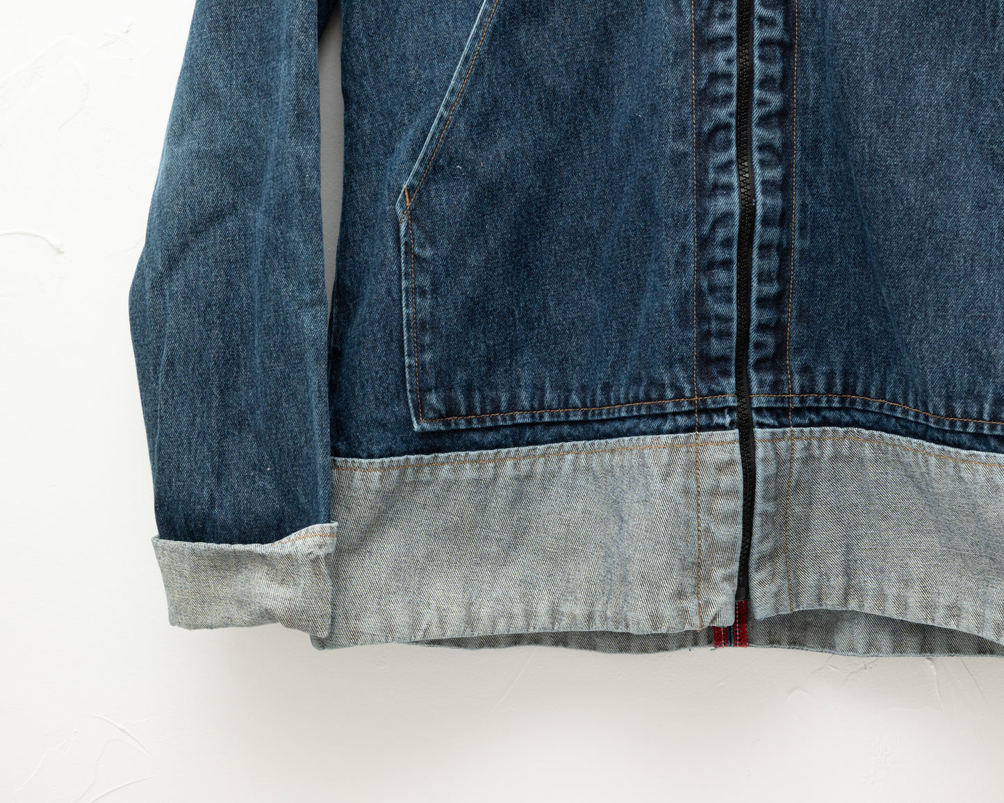 Veste en jean à capuche - moyen