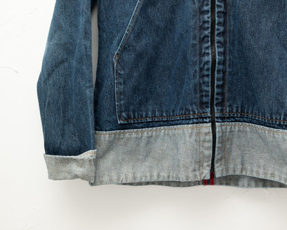 Veste en jean à capuche - moyen