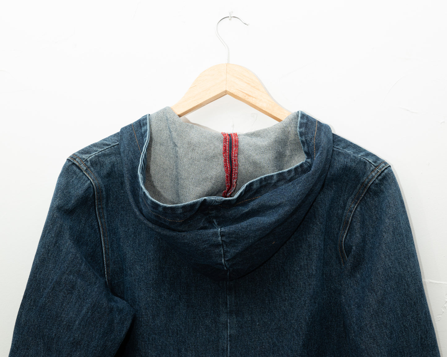 Veste en jean à capuche - moyen