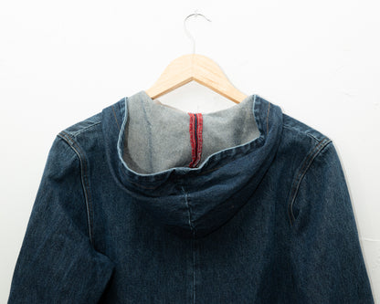 Veste en jean à capuche - moyen