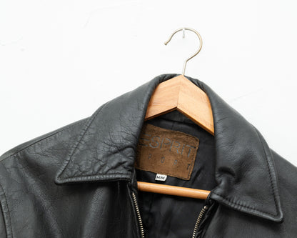 Esprit black leather jacket