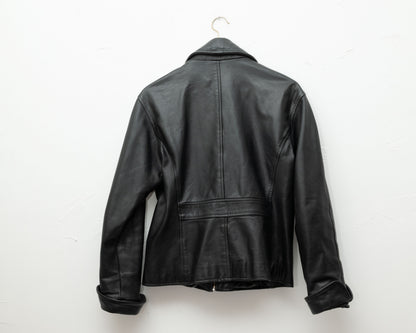 Esprit black leather jacket