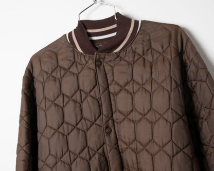 Brown quilted jacket