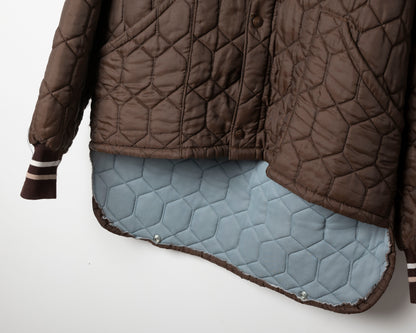 Brown quilted jacket