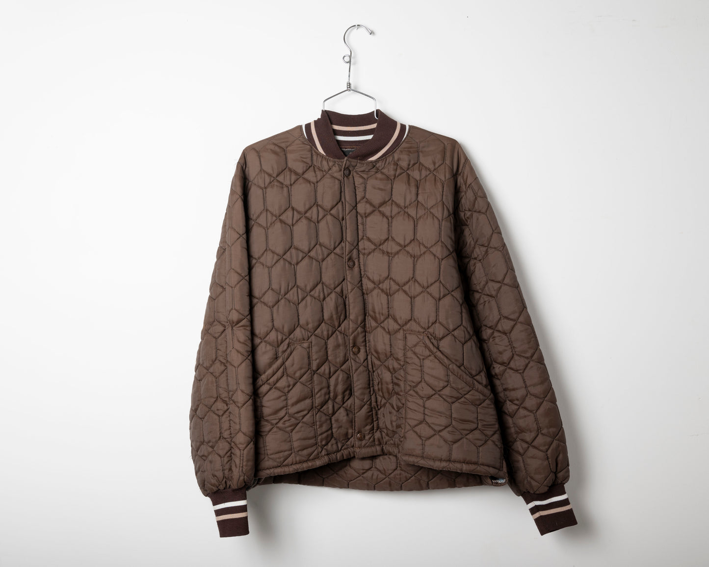 Brown quilted jacket