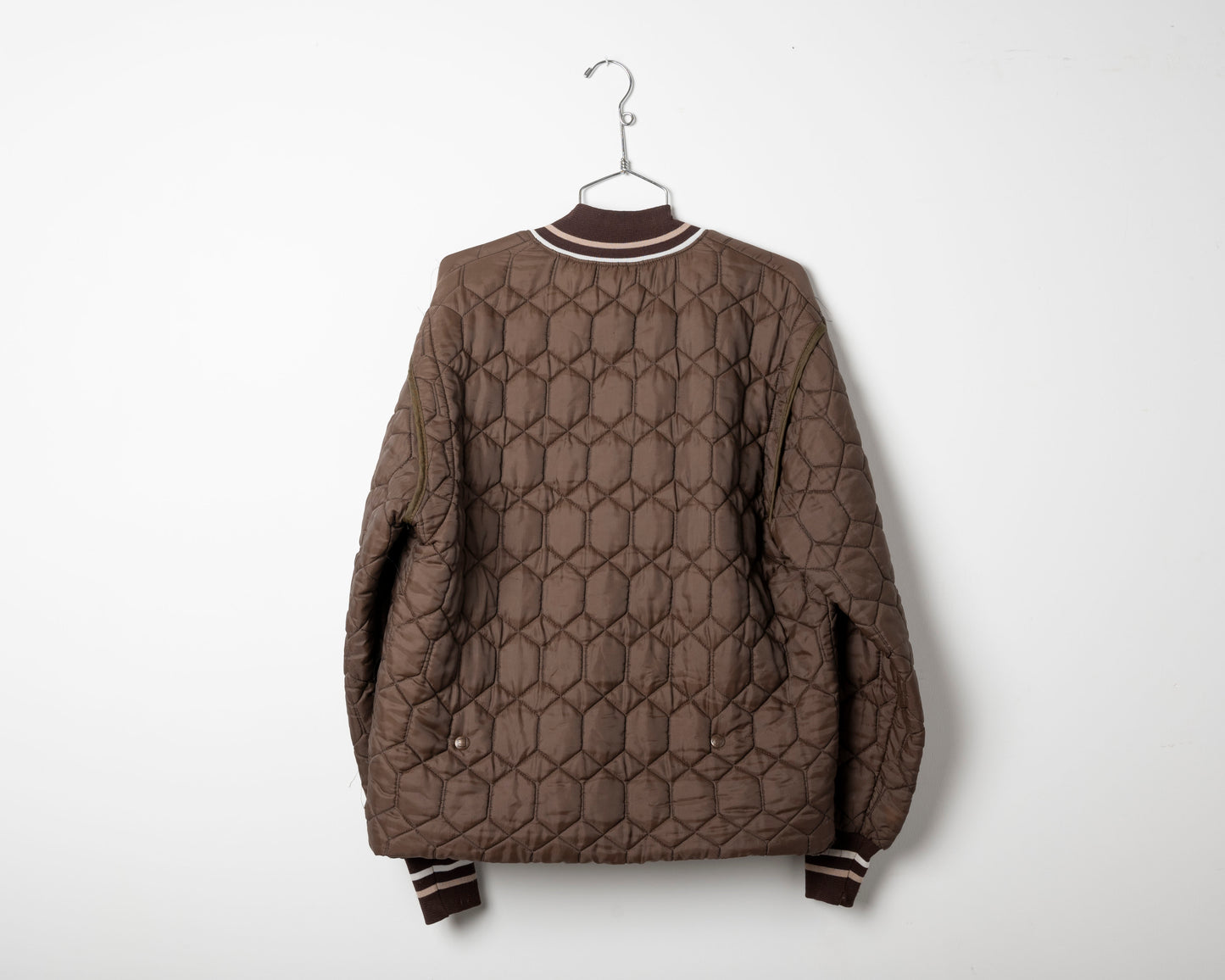 Brown quilted jacket
