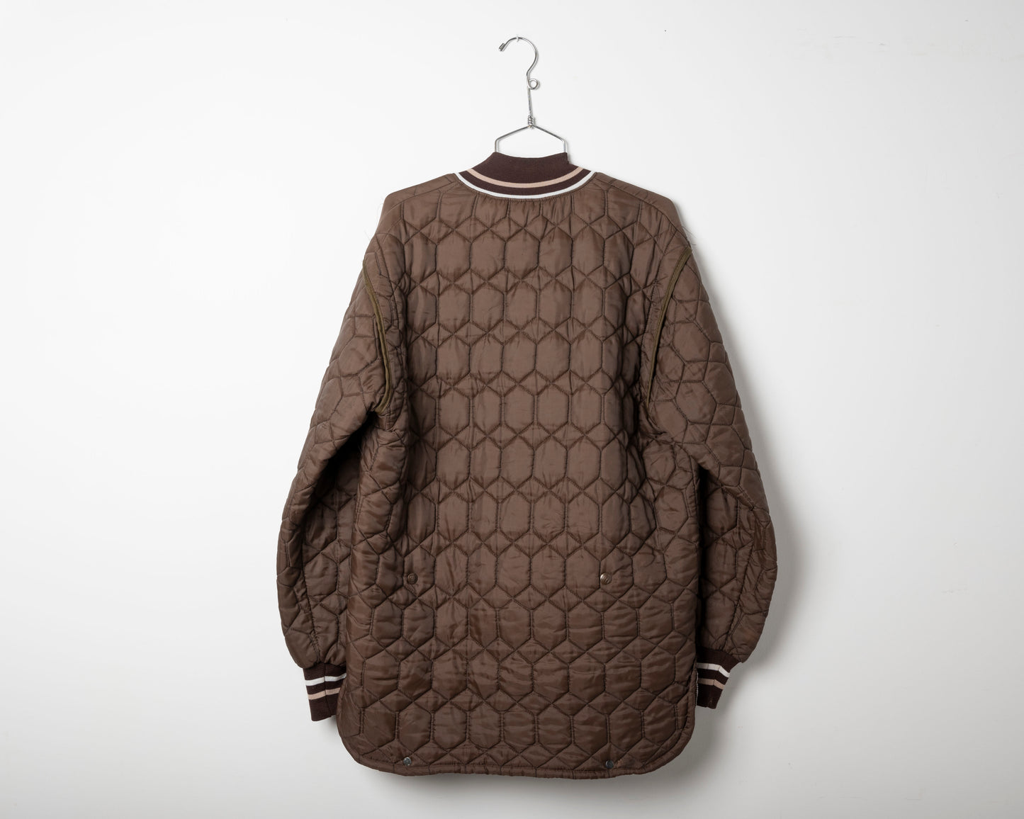Brown quilted jacket