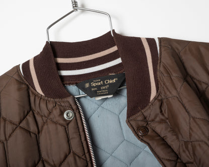 Brown quilted jacket
