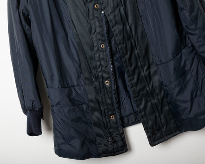 Vintage navy jacket liner - medium