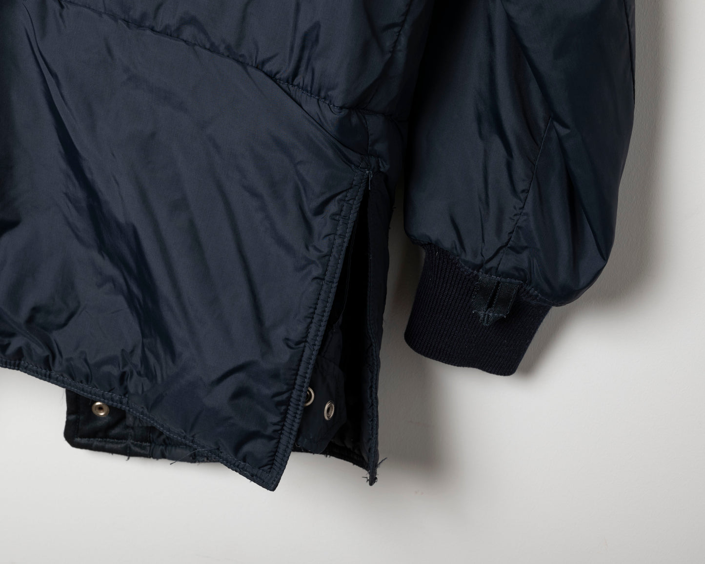 Vintage navy jacket liner - medium