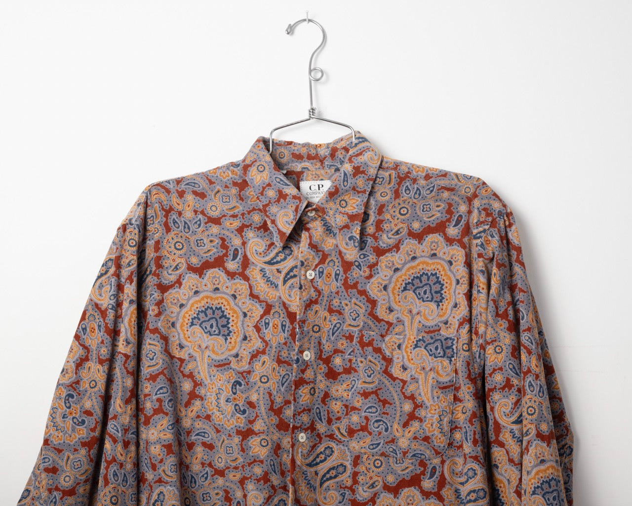 C.P. Company / Massimo Osti paisley corduroy shirt