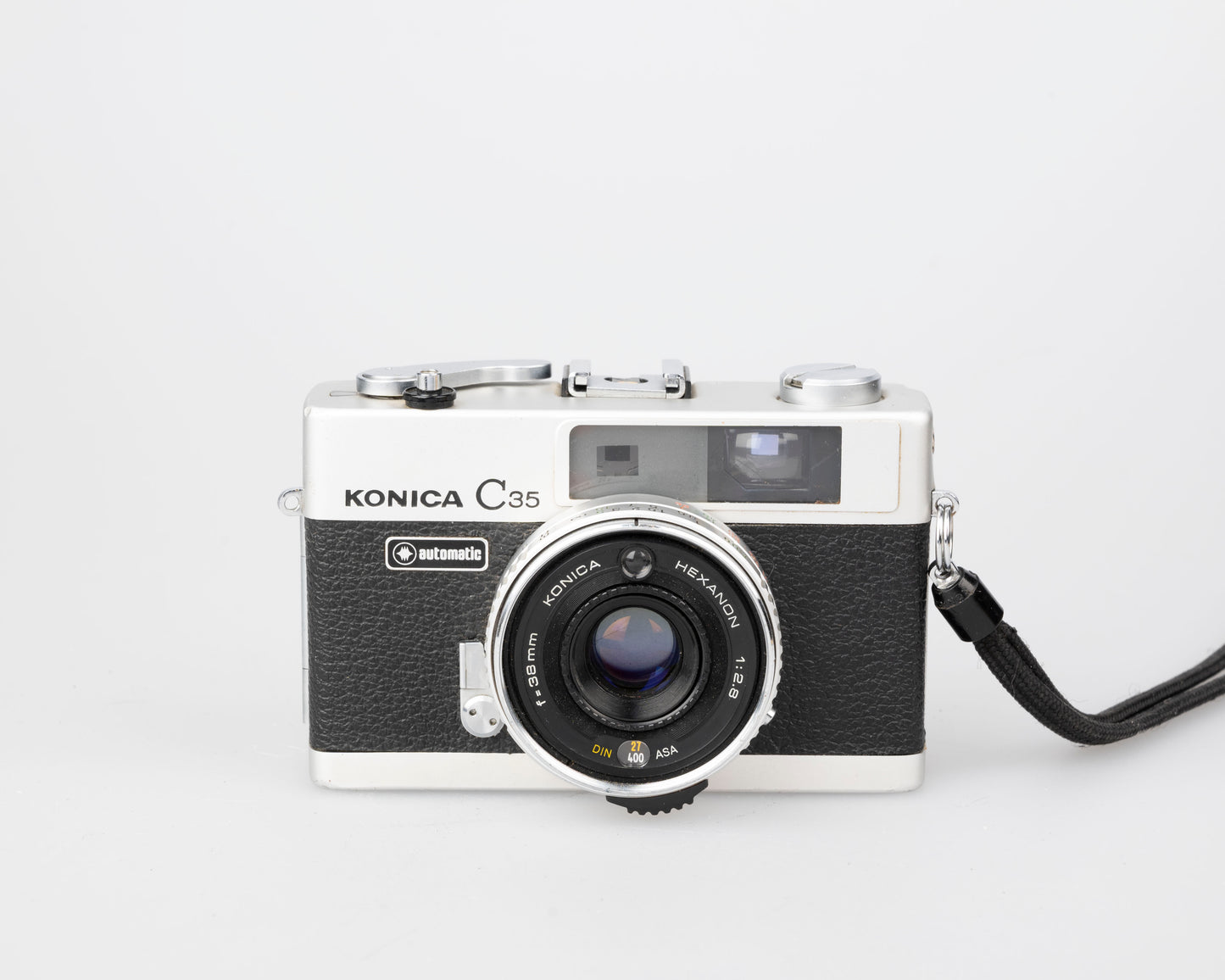 Konica C35 Appareil photo télémétrique ultra-compact automatique 35 mm avec objectif Hexanon 38 mm