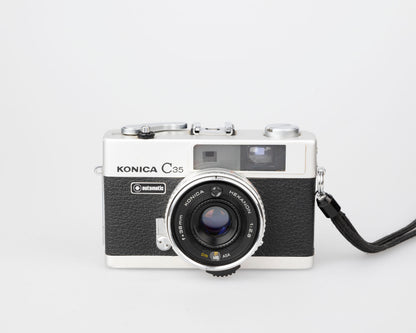 Konica C35 Appareil photo télémétrique ultra-compact automatique 35 mm avec objectif Hexanon 38 mm