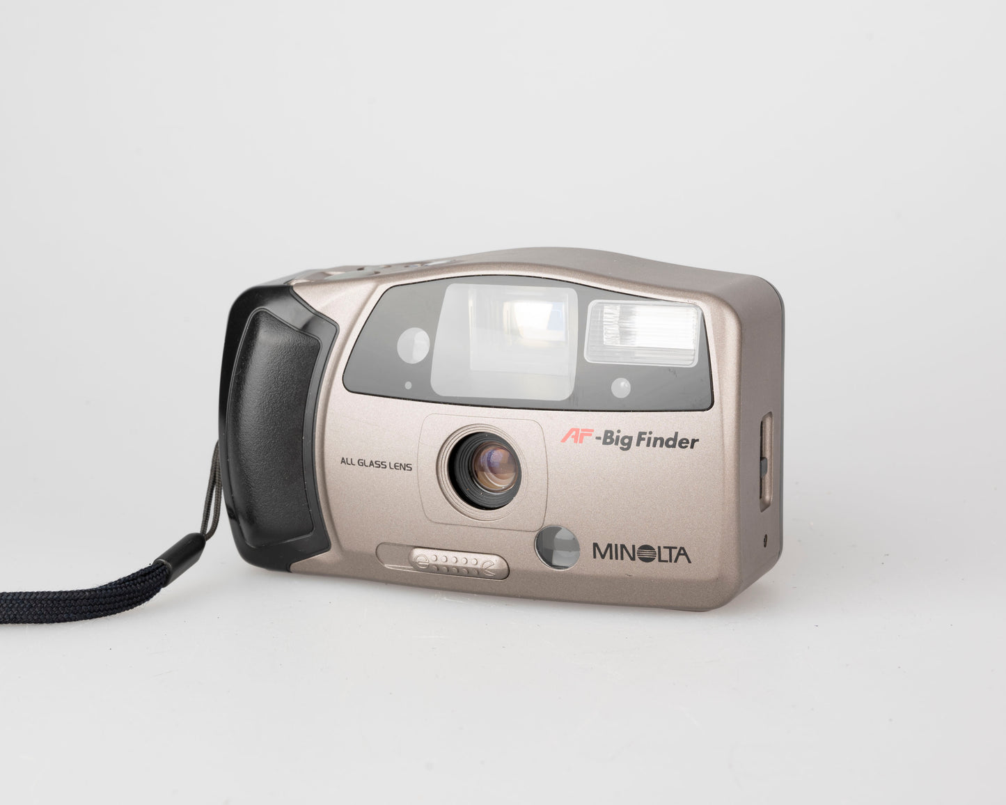 Appareil photo Minolta AF Big Finder 35 mm avec étui + manuel (série 71001304)