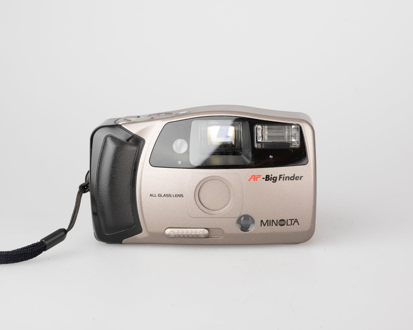 Appareil photo Minolta AF Big Finder 35 mm avec étui + manuel (série 71001304)