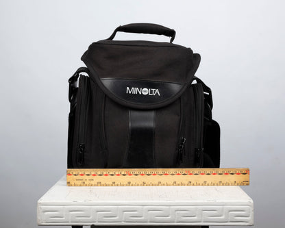 Sac bandoulière compact noir pour appareil photo Minolta