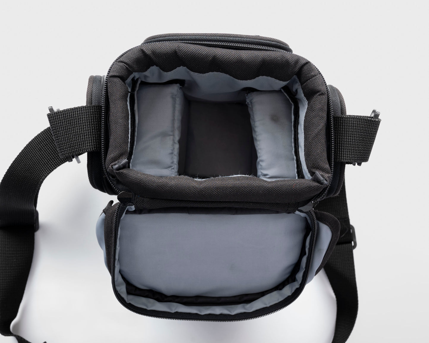 Sac bandoulière compact noir pour appareil photo Minolta