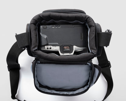 Sac bandoulière compact noir pour appareil photo Minolta
