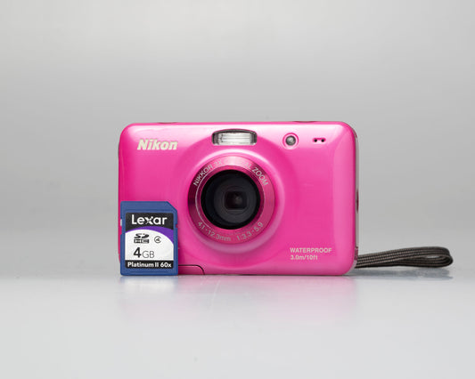 Nikon Coolpix S30 10 MP digicam w/ 4GB SD card (serial 52004673)