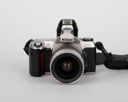 Nikon F65 (aka N65) 35mm film SLR w/ AF Nikkor 28-80mm lens (serial 216507)
