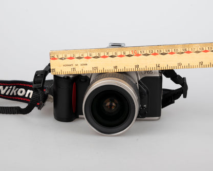 Nikon F65 (aka N65) 35mm film SLR w/ AF Nikkor 28-80mm lens (serial 216507)